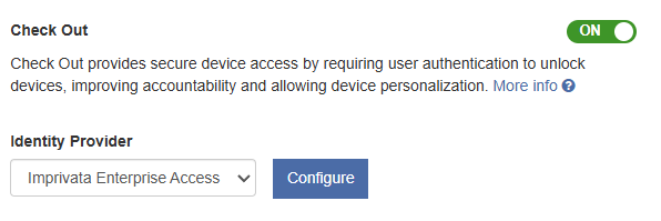 Integrate Imprivata Enterprise Access Management – Mobile Access Management